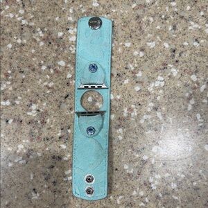 Spark’l Turquoise cuff band for Apple Watch.